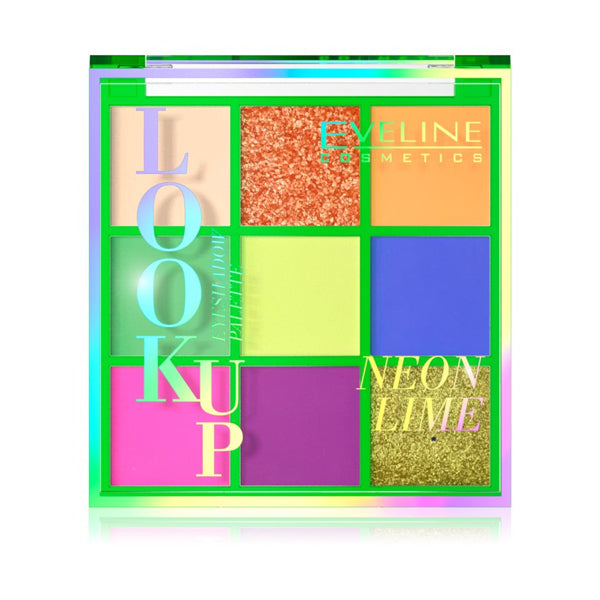 EVELINE LOOK UP NEON LIME EYESHADOW PALETTE